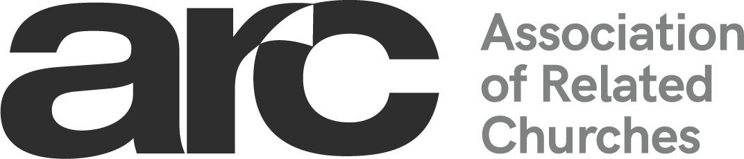 Arc association of related church logo black